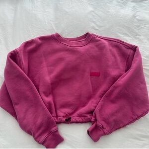 SET Active Pink Cropped Sweatshirt